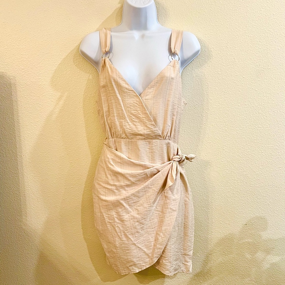 Cream casual dress